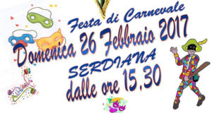 Banner Festa di Carnevale 2017 - Serdiana - 26 Febbraio 2017 - ParteollaClick