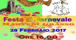 Banner Festa di Carnevale 2017 per ragazzi e bambini - Dolianova, Oratorio San Pantaleo - 28 Febbraio 2017 - ParteollaClick