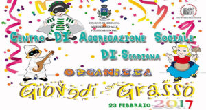 Banner Festa in Maschera 2017 per bambini - Centro di Aggregazione Sociale Serdiana - 23 Febbraio 2017 - ParteollaClick