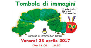 Banner Il Piccolo Bruco Mai Sazio laboratorio di lettura per bambini - Settimo San Pietro, Biblioteca Comunale - 28 Aprile 2017 - ParteollaClick