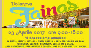 Banner Mercatino Domenicale Fainas - Dolianova, Piazza Brigata Sassari, Piazza Europa, Area Parcheggio Via Roma - 23 Aprile 2017 - ParteollaClick