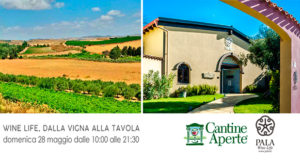 Banner Pala Cantine Aperte 2017 - Serdiana - Domenica 28 Maggio 2017 - Pala Wine Life - ParteollaClick