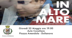 Banner Proiezione del Film Documentario In Alto Mare di Gabriele Meloni e Marco Spanu - Dolianova, Sala Consiliare Piazza Amendola - 25 Maggio 2017 - ParteollaClick