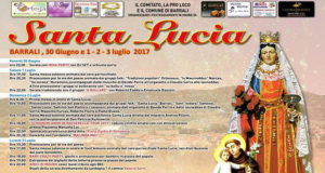 Banner Festeggiamenti in onore di Santa Lucia e Sant'Antonio da Padova - Barrali, Chiesa Santa Lucia - 30 Giugno, 1, 2 e 3 Luglio 2017 - ParteollaClick