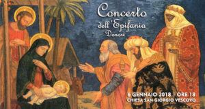 Banner Concerto dell'Epifania 2018 - Chiesa di San Giorgio Vescovo, Donori - Sabato 6 Gennaio 2018 - ParteollaClick