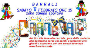 Banner Festa di Carnevale con i Giochi senza Frontiere - Barrali, Palatenda impianti sportivi - 17 Febbraio 2018 - ParteollaClick