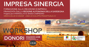 Banner Al via il progetto Impresa Sinergia con l’Unione dei Comuni del Parteolla e Basso Campidano - Donori - 13 Marzo 2018 - ParteollaClick