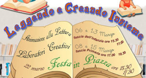 Banner Leggendo e Creando Insieme - Centro di Aggregazione Sociale Serdiana - 6, 8, 13, 15 e 22 Marzo 2018 - ParteollaClick