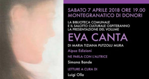 Banner Presentazione del libro Eva Canta di e con Maria Tiziana Putzolu Mura - Donori - 7 Aprile 2018 - ParteollaClick