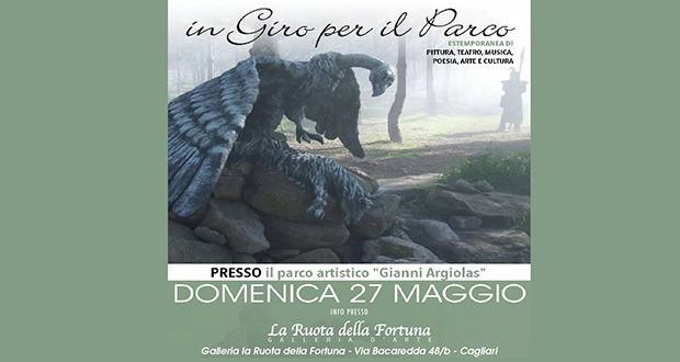 Banner In giro per il Parco, giornata fra tanti Artisti al Parco Artistico Gianni Argiolas - Dolianova - 27 Maggio 2018 - ParteollaClick