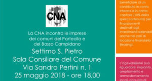 Banner La CNA incontra le imprese del Parteolla, seminario sul territorio - Settimo San Pietro - 25 Maggio 2018 - ParteollaClick