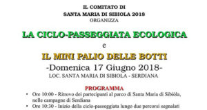 Banner Ciclopasseggiata e Mini Palio delle Botti al Parco di Santa Maria di Sibiola - Domenica 17 Giugno 2018 - ParteollaClick