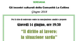 Banner Incontro culturale Il diritto al lavoro, la situazione sarda - Serdiana - 14 Giugno 2018 - ParteollaClick