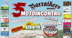 Banner Quinto Motoincontro e Festa della Birra dei Barraikers - Barrali - 16 e 17 Giugno 2018 - ParteollaClick