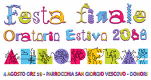 Banner Festa finale dell'Oratorio Estivo CreGrest 2018 - Donori, Parrocchia San Giorgio Vescovo - 4 Agosto 2018 - ParteollaClick