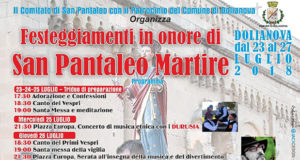 Banner Festeggiamenti Patronali di San Pantaleo Martire - Dolianova, Parrocchia di San Pantaleo - Dal 23 al 27 Luglio 2018 - ParteollaClick