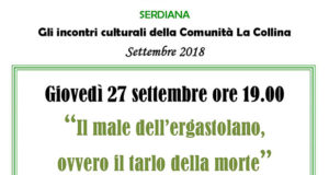 Banner Presentazione del libro Il male dell’ergastolano, ovvero il tarlo della morte - Comunità La Collina, Serdiana - 27 Settembre 2018 - ParteollaClick