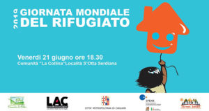 Banner 13ª edizione della Giornata Mondiale del Rifugiato - Serdiana - 21 Giugno 2019 - ParteollaClick