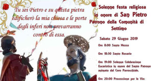 Banner Festa Liturgica in onore del Santo Patrono San Pietro Apostolo - Settimo San Pietro - 29 Giugno 2019 - ParteollaClick