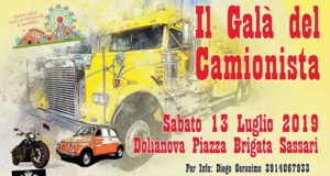 Banner Il Galà del Camionista 2019 - Dolianova - 13 Luglio 2019 - ParteollaClick