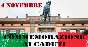 Banner Celebrazione della Commemorazione ai Caduti 2019 in Piazza Brigata Sassari - Dolianova - 4 Novembre 2019 - ParteollaClick