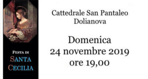 Banner Festa di Santa Cecilia 2019 Patrona dei Musicisti - Dolianova, Cattedrale di San Pantaleo - 24 Novembre 2019 - ParteollaClick