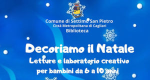 Banner Decoriamo il Natale, letture e laboratorio creativo per bambini - Settimo San Pietro, Casa Dessy e Biblioteca Comunale - 13 e 20 Dicembre 2019 - ParteollaClick