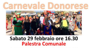 Banner Carnevale Donorese 2020 - Donori, Palestra Comunale - 29 Febbraio 2020 - ParteollaClick