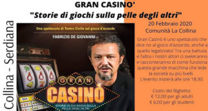 Banner GRAN CASINÒ, uno spettacolo per dire NO al gioco d'azzardo - Serdiana - 20 Febbraio 2020 - ParteollaClick