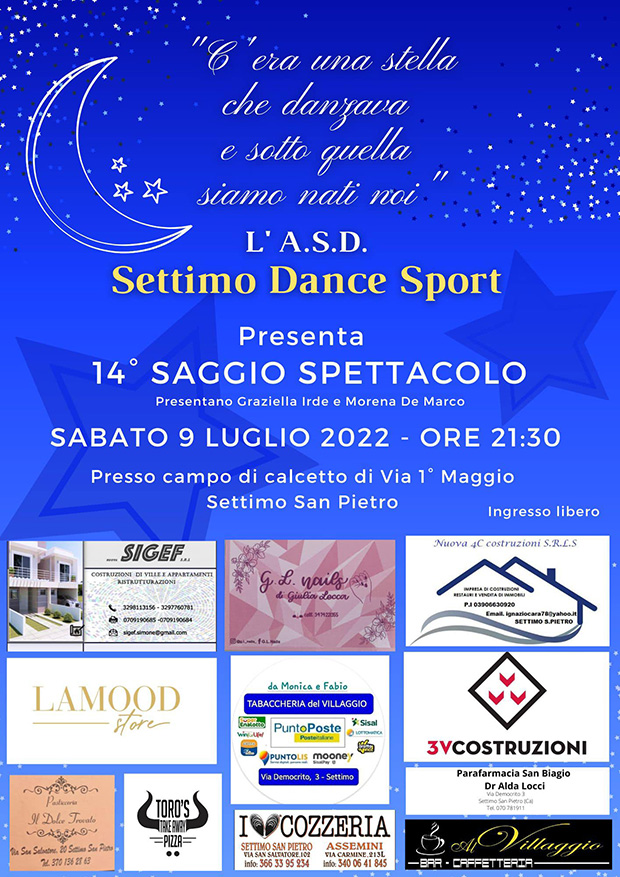 14° Saggio Spettacolo dell'A.S.D. Settimo Dance Sport - Settimo San Pietro - 9 Luglio 2022 - ParteollaClick