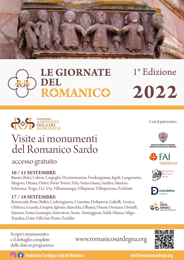 Banner LE GIORNATE DEL ROMANICO IN SARDEGNA, visite guidate a San Pantaleo - Dolianova - 17 Settembre 2022 - ParteollaClick