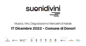 Banner Suonidivini, Musica, Vino, Degustazioni e Mercatini di Natale tra le colline del Parteolla - Donori - 17 Dicembre 2022 - ParteollaClick